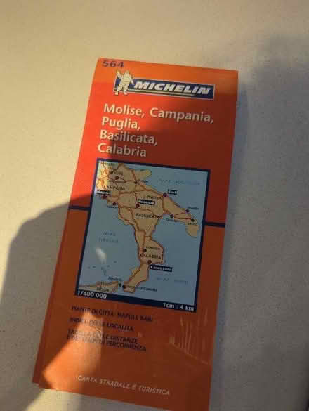 Photo of free Southern Italy map (University Area RG1) #1