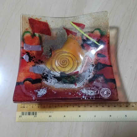 Photo of free Decorative red glass tray (Hougang n Kovan) #1