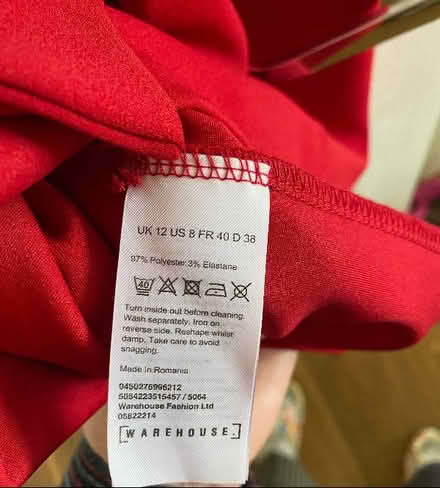 Photo of free Size 12 red dress as new (Newlyn TR18) #4