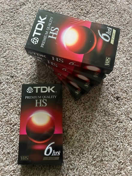 Photo of free (5) individual TDK T-120HSBH VHS (Pittsford) #1
