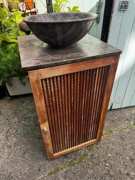 Photo of free Solid marble sink and unit (Hadow road, OX3) #2