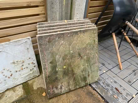 Photo of free Concrete slabs, x5, 45 x 45cm (TW12 (Hampton)) #1