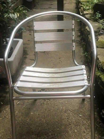 Photo of free Steel style garden chair (London Greenwich) #1