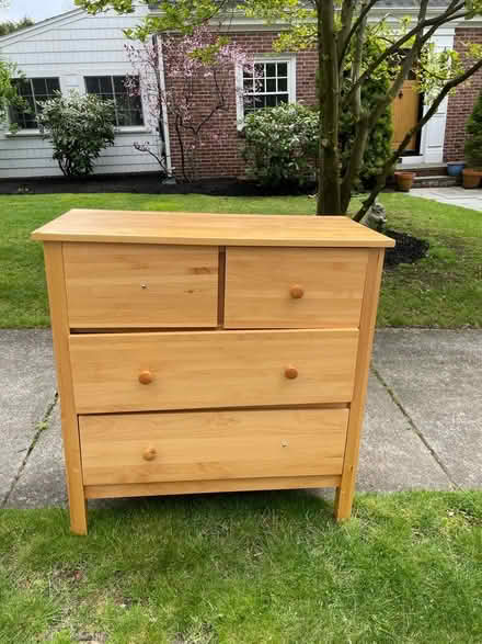 Photo of free Solid wood dresser from Land of Nod (192 Carlton Road, Waban) #1