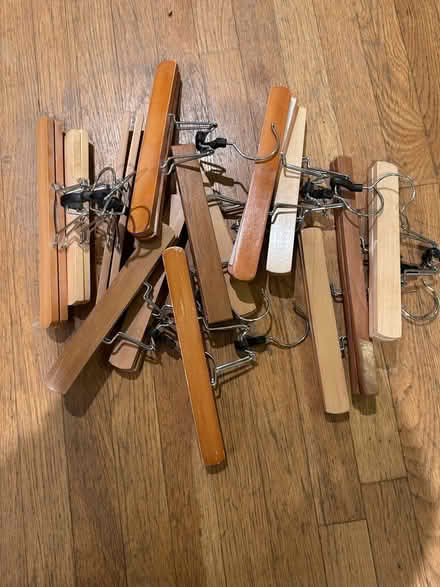 Photo of free Wooden pants hangers (Pentagon City) #1