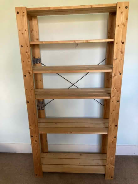 Photo of free Simple wooden shelves (Tollington N4) #1
