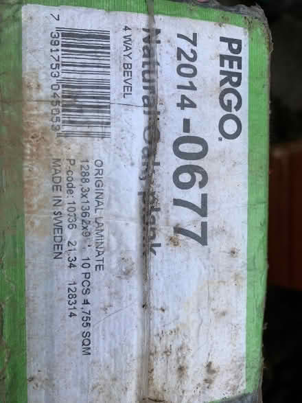 Photo of free Laminate flooring (Burscough L40) #1
