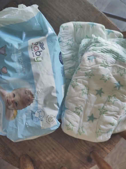 Photo of free Size 4 nappies / swim nappies (St Anne Well Gardens Hove BN3) #1