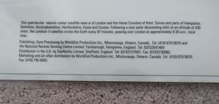 Photo of free Poster - London from space (Collier Row RM5) #2