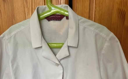 Photo of free 2 white, short sleeved children’s shirt 71cm/28inches (Emscote Mill CV34) #1