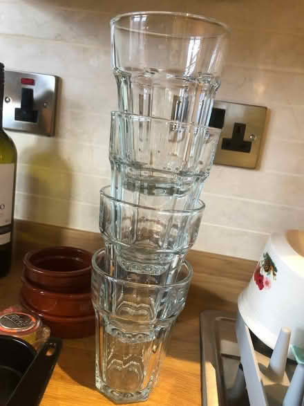 Photo of free Set of 4 glasses plus large gin goblet (Broughton Street EH3) #2