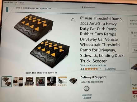 Photo of free Rubber 6” ramps (Somerville, MA) #1