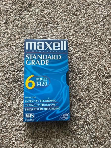 Photo of free (1) Maxell T-120 VHS tape (Pittsford) #1