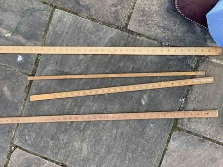 Photo of free Wooden Yardsticks (Worcester Park KT4) #1