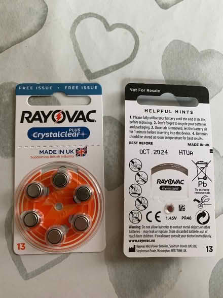Photo of free Hearing Aid batteries (Longford GL2) #1