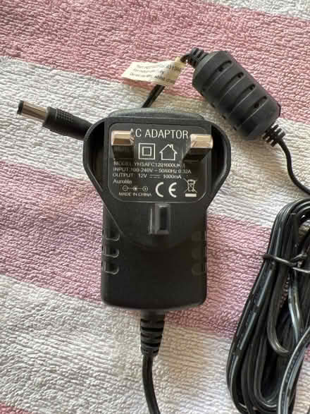 Photo of free AC charging adapter with jack plug type connector (Haylands Way MK41) #1