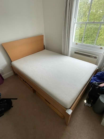 Photo of free Double bed with mattress (SW1V) #1