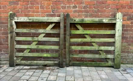Photo of free Pair of wooden gates (Timbersbrook CW12) #2
