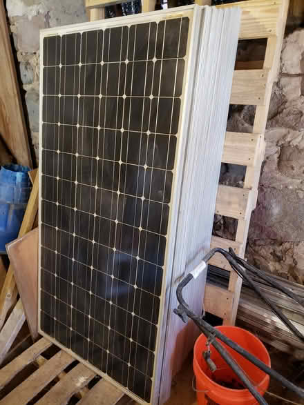 Photo of free 12 Ecosolargy 185W solar panels (Off Jackson b/w Wagner & Zeeb) #1