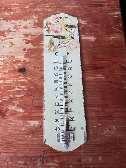Photo of free Decorative Wall Metal Thermometer (Pen-y-Lan CF23) #1