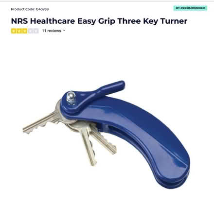 Photo of free Easy grip 3 key turn aid (Colchester CO1) #1