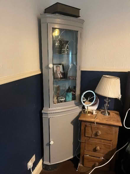 Photo of free Tall corner cabinet (Vale LA1) #1
