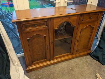 Photo of free Wooden sideboard (Stretford M32) #2