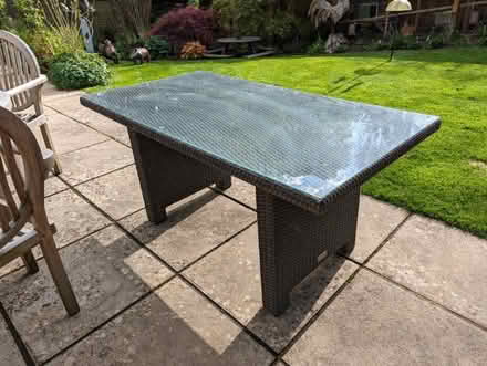 Photo of free Rattan style outdoor table (North Woodchester GL5) #3