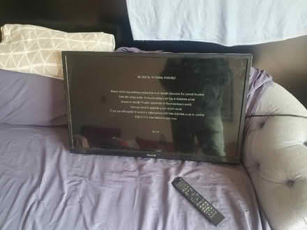 Photo of free 32" TV remote and wall bracket (North Road N7) #3