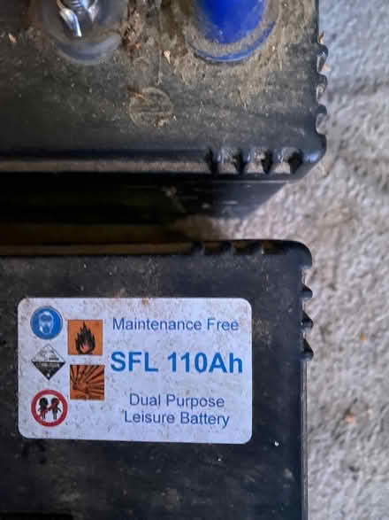 Photo of free 2 x Leisure Batteries 110Ah (Hinton Martell, Wimborne) #2