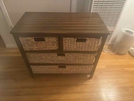 Photo of free Wicker style cabinet (newark) #2