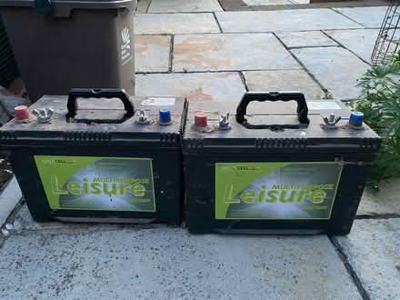 Photo of free 2 x Leisure Batteries 110Ah (Hinton Martell, Wimborne) #1