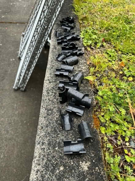 Photo of free 6ft tall metal shelving (Ballard) #4