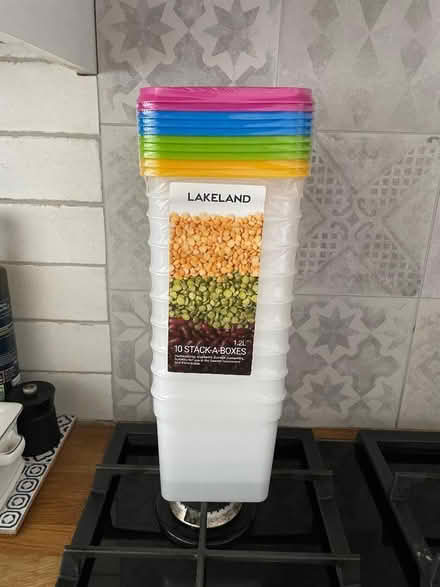 Photo of free 10x stackable boxes 1.2l (Alderley Edge SK9) #1