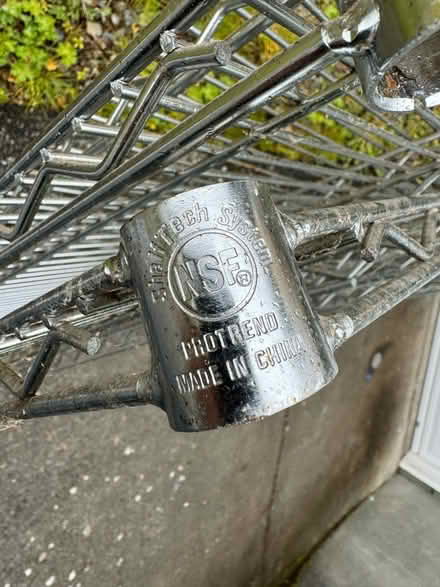 Photo of free 6ft tall metal shelving (Ballard) #2