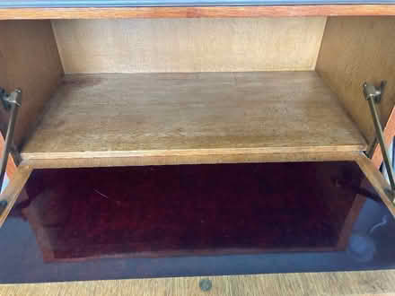 Photo of free Wooden writing desk with drawers (Hampton Hill TW12) #2