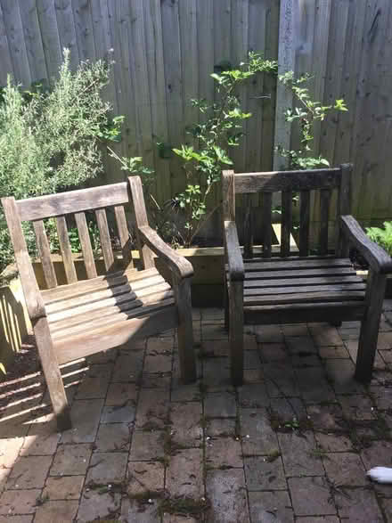 Photo of free Teak Garden Chairs (Northfield B31) #1