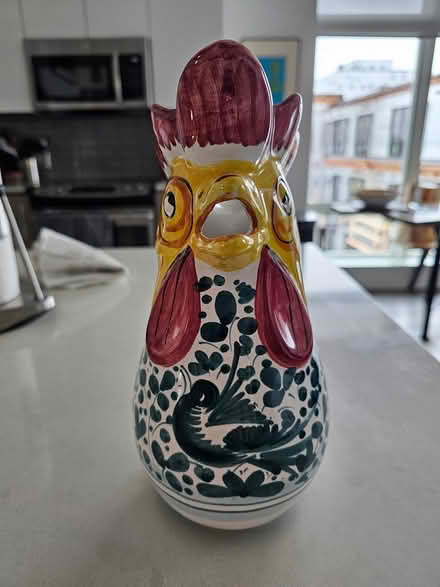 Photo of free Italian "rooster" pitcher (Brighton/Lower Allston) #2