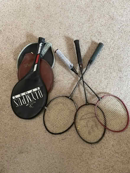 Photo of free Olympus badminton rackets (3) (New Malden KT3) #1