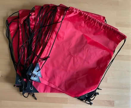 Photo of free 14 red lightweight drawstring bags (East Malling) #1