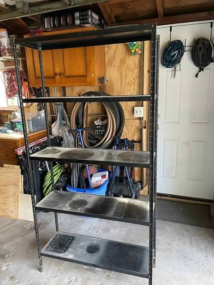 Photo of free 72 X 12 inch metal shelf (By WJHS) #1