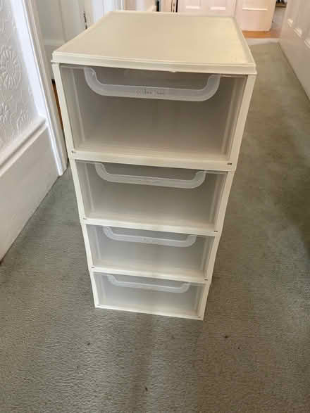 Photo of free Plastic drawer unit (Wimbledon Park SW19) #1