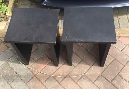 Photo of free 2x stools / side tables (Littleover - DE23) #1