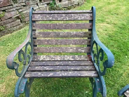 Photo of free Cast iron bench set (Leckhampton) #3