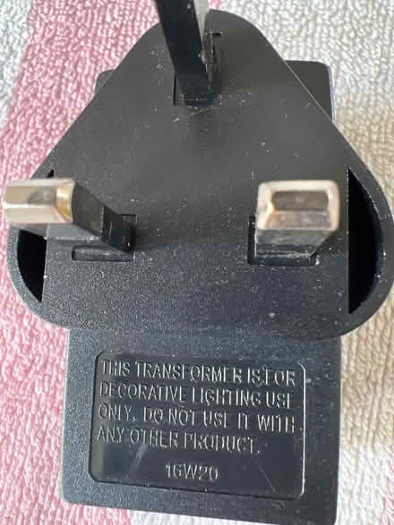 Photo of free Transformer plug for fairy lights (Haylands Way MK41) #2