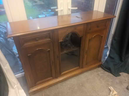 Photo of free Wooden sideboard (Stretford M32) #1