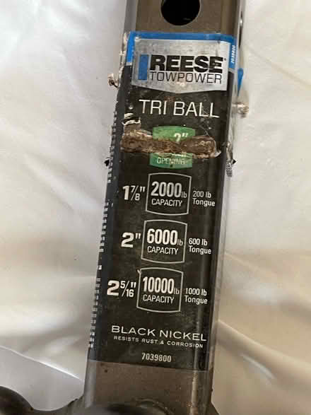 Photo of free Tri-ball hitch (Chadds Ford/Garnet Valley) #2