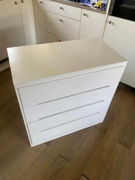 Photo of free White chest of drawers x 2 (NN3 goldings) #1