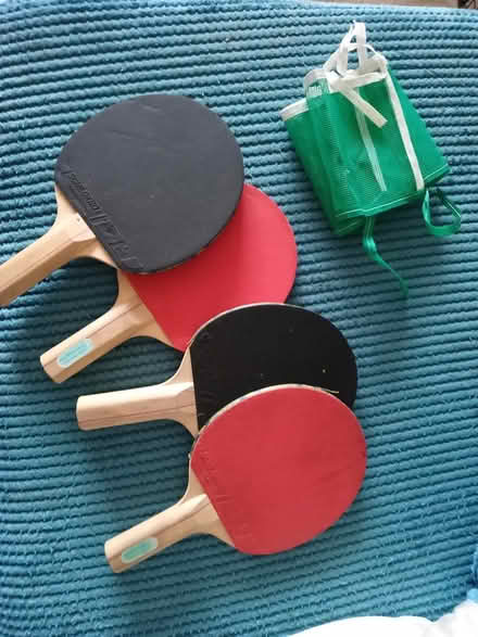 Photo of free Table tennis bats and net (Livingston EH54) #1