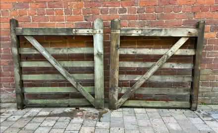 Photo of free Pair of wooden gates (Timbersbrook CW12) #1